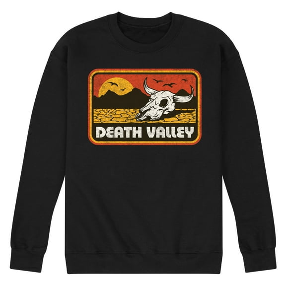 Instant Message - Death Valley  - Men's Crew Neck Fleece Pullover