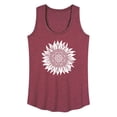thumbnail image 1 of Instant Message - Decorative Daisy - Women's Racerback Tank, 1 of 5