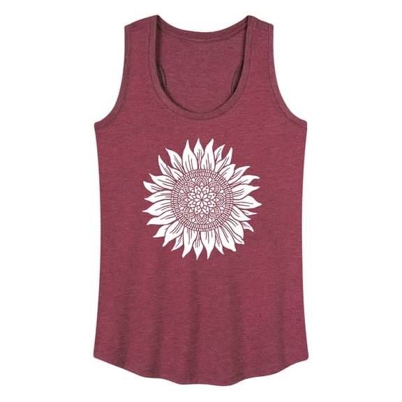 Instant Message - Decorative Daisy - Women's Racerback Tank