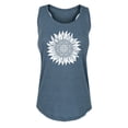 thumbnail image 1 of Instant Message - Decorative Daisy - Women's Racerback Tank, 1 of 4