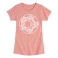 thumbnail image 1 of Instant Message - Decorative Soccer Ball Fitted Short Sleeve Graphic T-Shirt, 1 of 5