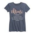 thumbnail image 1 of Instant Message - Definition Mimi - Women's Short Sleeve Graphic T-shirt, 1 of 5