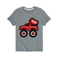 thumbnail image 1 of Instant Message - Delivering Hugs And Kisses - Valentine Love Youth Short Sleeve Tee, 1 of 5