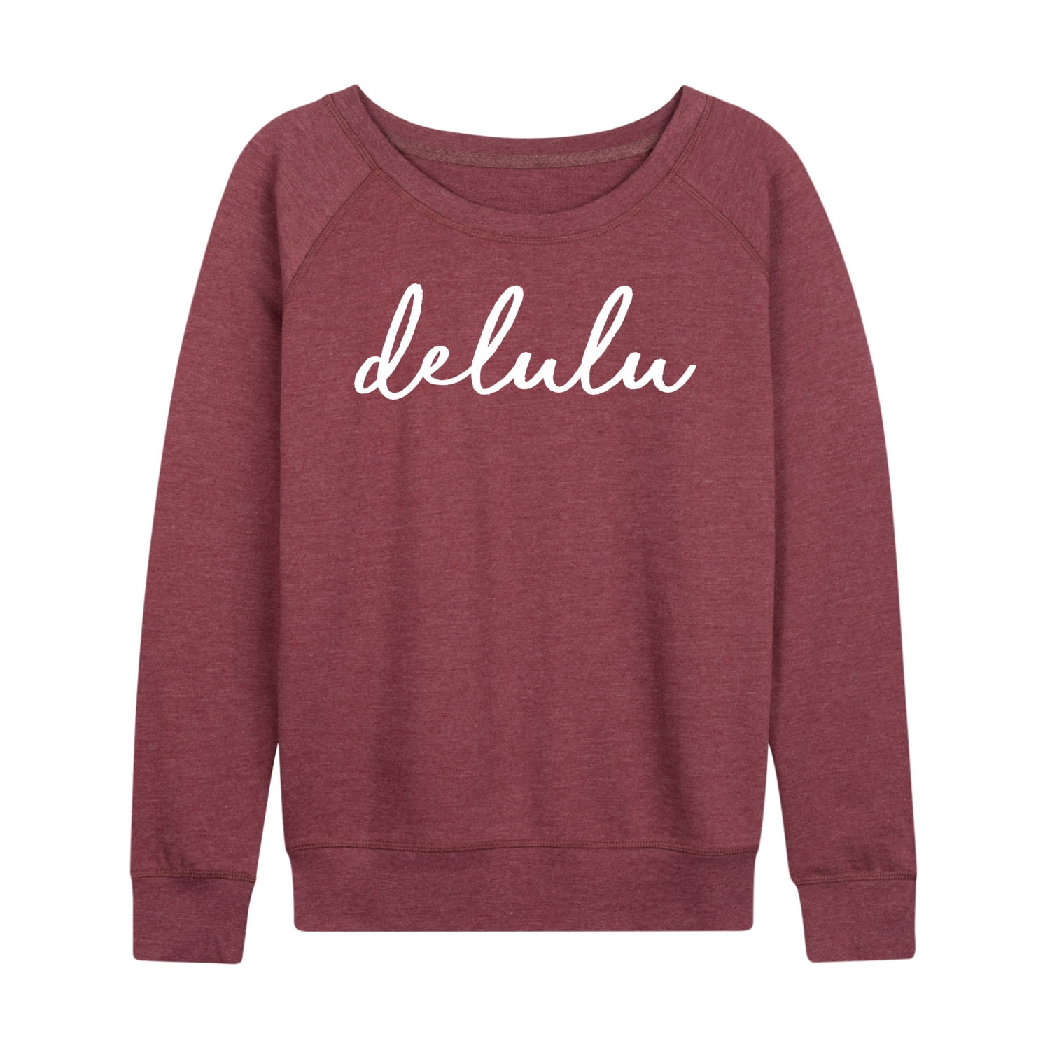 Instant Message Delulu Cursive Women's Lightweight French - Main Image