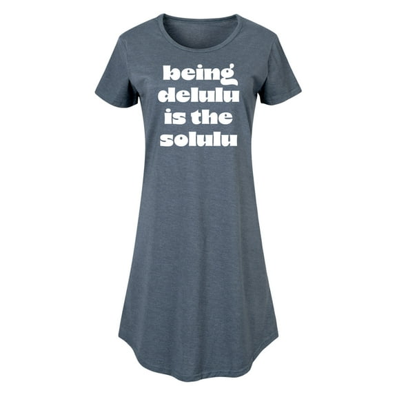 Instant Message - Delulu Is The Solulu - Women's Any Way Dress