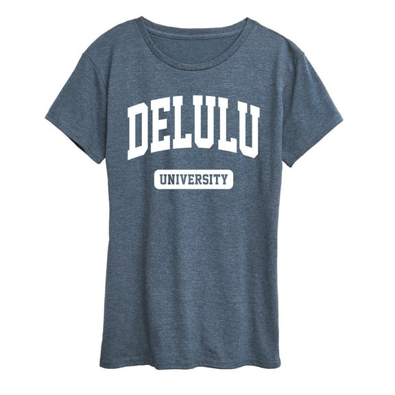 Instant Message - Delulu University - Women's Short Sleeve Graphic T-Shirt