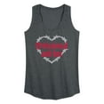 thumbnail image 1 of Instant Message - Delusional & Hot - Women's Racerback Tank Top, 1 of 6