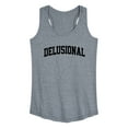 thumbnail image 1 of Instant Message - Delusional - Women's Racerback Tank Top, 1 of 6