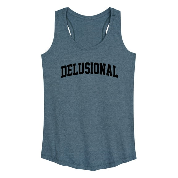 Instant Message - Delusional - Women's Racerback Tank Top