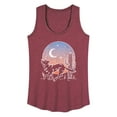 thumbnail image 1 of Instant Message - Desert Coyote  - Women's Racerback Tank Top, 1 of 6