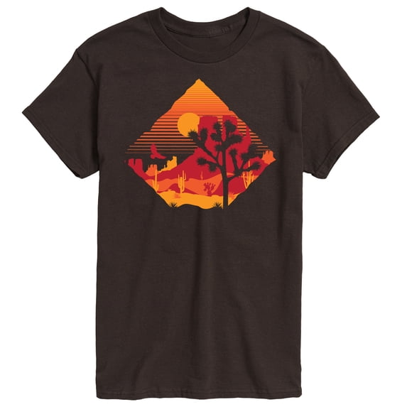 Instant Message - Desert Sunset Short Sleeve Graphic T-Shirt