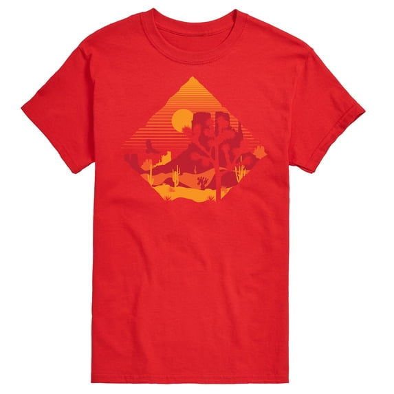 Instant Message - Desert Sunset Short Sleeve Graphic T-Shirt