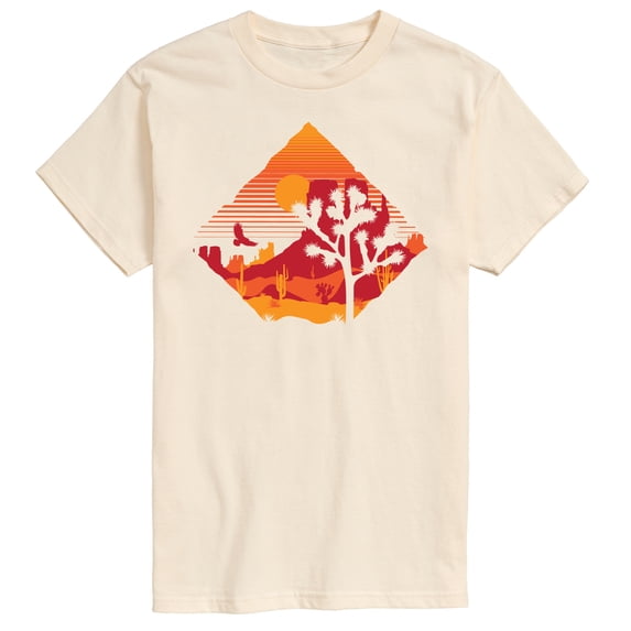 Instant Message - Desert Sunset Short Sleeve Graphic T-Shirt