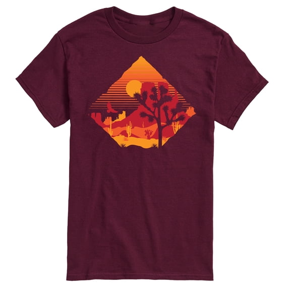 Instant Message - Desert Sunset Short Sleeve Graphic T-Shirt