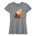 thumbnail image 1 of Instant Message - Desert Wolf - Women's Short Sleeve Graphic T-Shirt, 1 of 5
