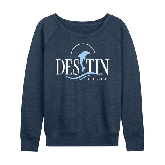 Instant Message - Destin, Florida - Women's Lightweight French Terry Long Sleeve Shirt