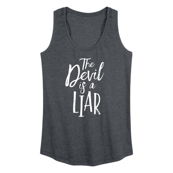 Instant Message - Devil Is A Liar - Women's Racerback Tank Top