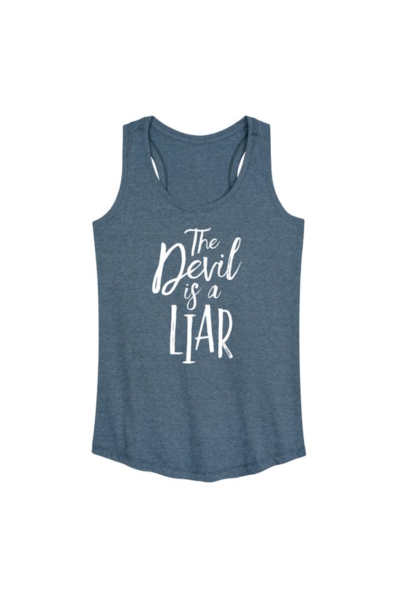 - Devil Is A Liar - Women's Racerback Tank Top