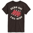 thumbnail image 1 of Instant Message - Dibs On The Ribs - Men's Short Sleeve Graphic T-Shirt, 1 of 5