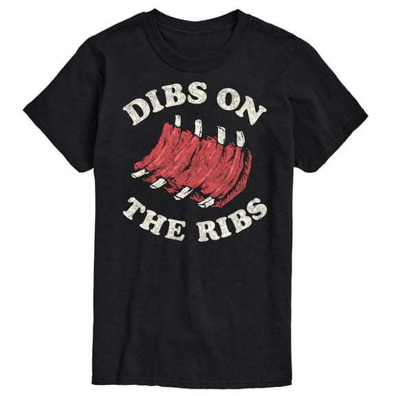 Instant Message - Dibs On The Ribs - Men's Short Sleeve Graphic T-Shirt