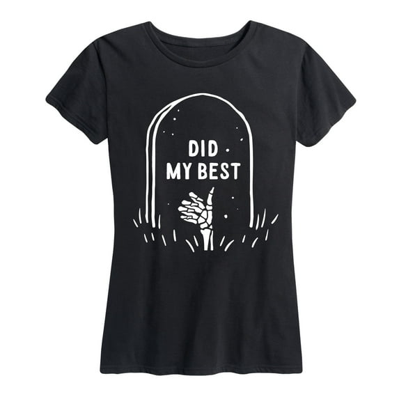 Instant Message - Did My Best - Women's Short Sleeve Graphic T-Shirt