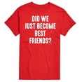thumbnail image 1 of Instant Message - Did We Just Become Best Friends - Men's Short Sleeve Graphic T-Shirt, 1 of 6