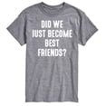thumbnail image 1 of Instant Message - Did We Just Become Best Friends - Men's Short Sleeve Graphic T-Shirt, 1 of 6