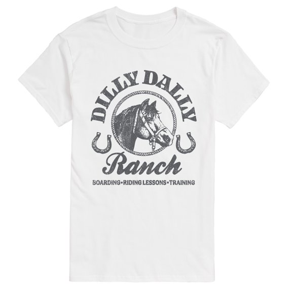 Instant Message - Dilly Dally Ranch - Men's Short Sleeve Graphic T-Shirt