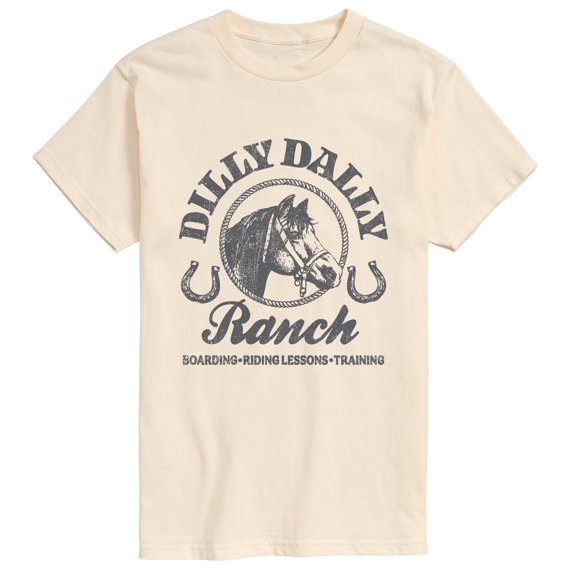 Instant Message - Dilly Dally Ranch - Men's Short Sleeve Graphic T-Shirt