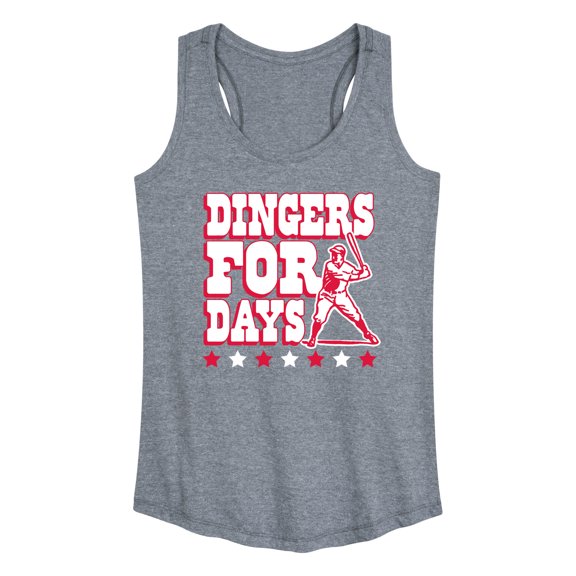 Instant Message - Dingers For Days - Women's Racerback Tank Top