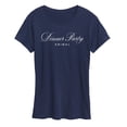 thumbnail image 1 of Instant Message - Dinner Party Animal - Women's Short Sleeve Graphic T-shirt, 1 of 5