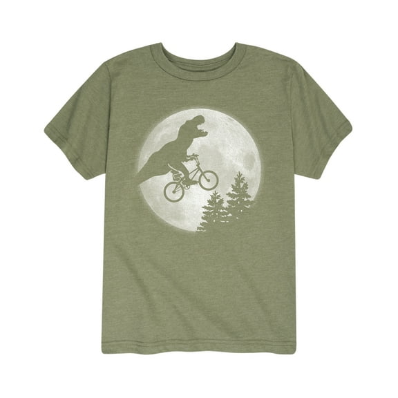 Instant Message - Dino Bike Moon - Youth Short Sleeve Tee
