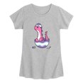 thumbnail image 1 of Instant Message - Dino Easter Egg Toddler Short Sleeve Graphic T-Shirt, 1 of 5