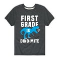thumbnail image 1 of Instant Message - Dino Mite First Grade  - Youth Short Sleeve Tee, 1 of 5