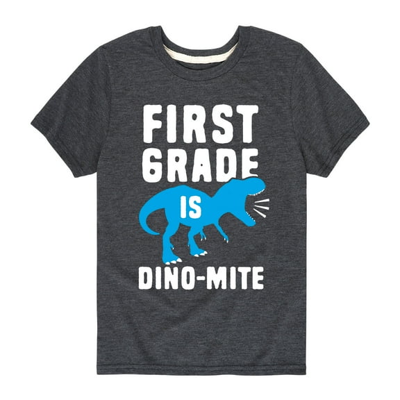 Instant Message - Dino Mite First Grade - Youth Short Sleeve Tee