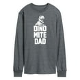 thumbnail image 1 of Instant Message - Dinomite Dad  - Men's Long Sleeve T-Shirt, 1 of 6
