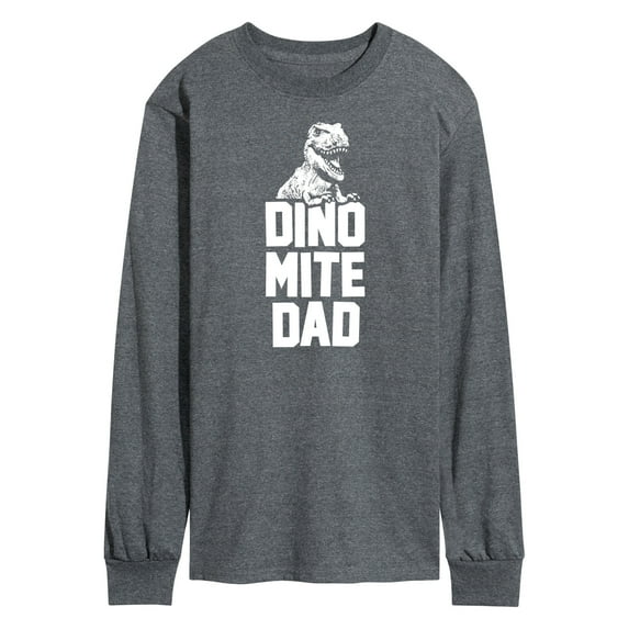 Instant Message - Dinomite Dad - Men's Long Sleeve T-Shirt