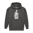 thumbnail image 1 of Instant Message - Dinomite Dad  - Men's Pullover Hooded Fleece Sweatshirt, 1 of 6