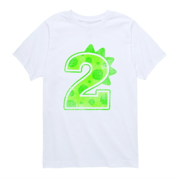Instant Message - Dinosaur Birthday - Toddler and Youth Short Sleeve Graphic T-Shirt