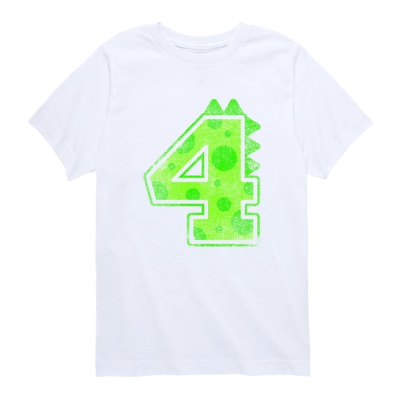 Instant Message - Dinosaur Birthday - Toddler and Youth Short Sleeve Graphic T-Shirt