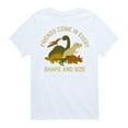 thumbnail image 1 of Instant Message - Dinosaur - Friends Come in Every Shape & Size - Toddler & Youth Short Sleeve Graphic T-Shirt, 1 of 6