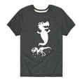 thumbnail image 1 of Instant Message - Dinosaur Ghost - Youth Short Sleeve Tee, 1 of 5
