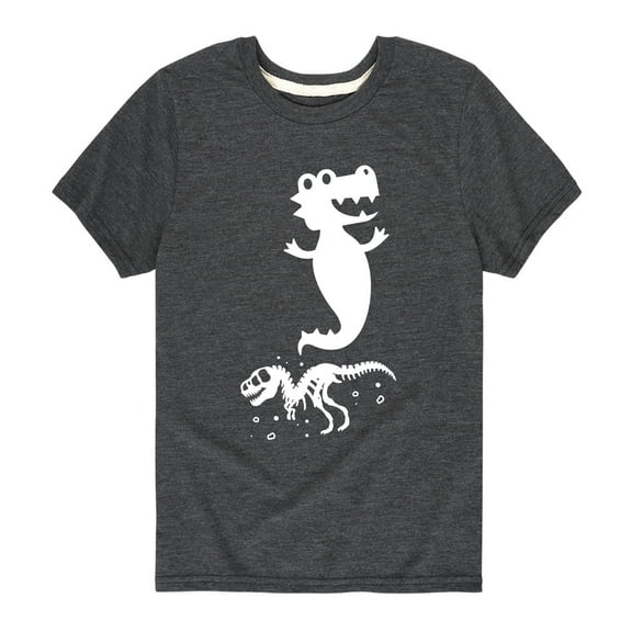Instant Message - Dinosaur Ghost - Youth Short Sleeve Tee