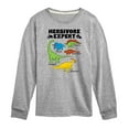thumbnail image 1 of Instant Message - Dinosaur - Herbivore Expert - Toddler & Youth Long Sleeve Graphic T-Shirt, 1 of 6
