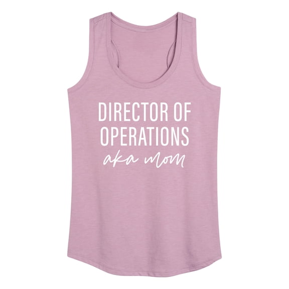 Instant Message - Director Of Operations Aka Mom - Women's Racerback Tank Top