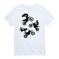 thumbnail image 1 of Instant Message - Dirt Bike Tricks - Toddler And Youth Short Sleeve Graphic T-Shirt, 1 of 5