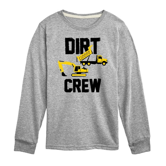 Instant Message - Dirt Crew - Toddler & Youth Long Sleeve Graphic T-Shirt