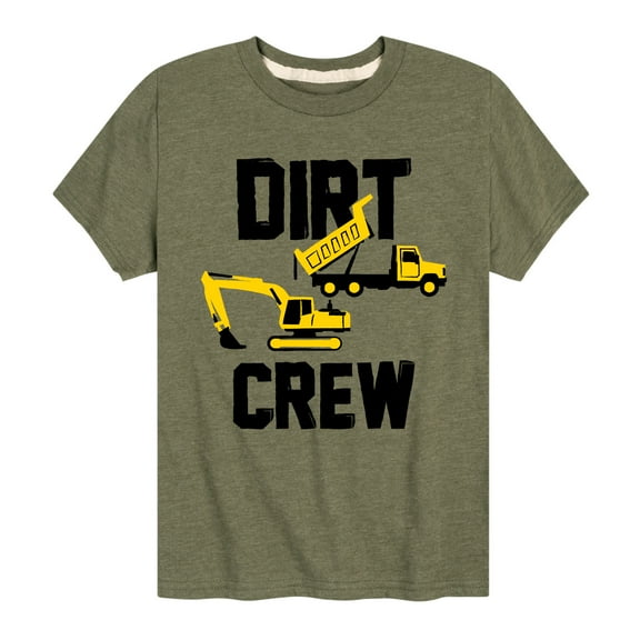 Instant Message - Dirt Crew - Toddler & Youth Short Sleeve Graphic T-Shirt