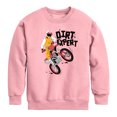 thumbnail image 1 of Instant Message - Dirt Expert - Toddler & Youth Crewneck Fleece Sweatshirt, 1 of 5