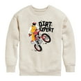 thumbnail image 1 of Instant Message - Dirt Expert - Toddler & Youth Crewneck Fleece Sweatshirt, 1 of 6